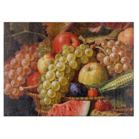 Planche À Découper Fruits et légumes encore en vie (Devant)