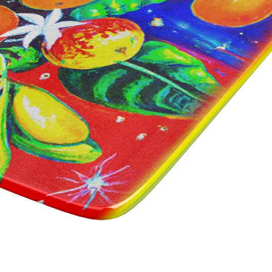 Planche À Découper Fruits Étonnants Ciel Étoffant. Commandez dès main (Coin)