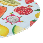 Planche À Découper Fruits Exotiques : Imprimé tendance sans couture. (Coin)
