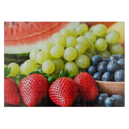 Planche À Découper Fruits frais juteux (Devant)