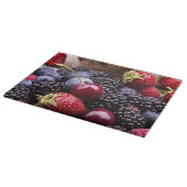 Planche À Découper Fruits savoureux d'été sur un Tableau en bois (Coin)