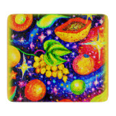 Planche À Découper Fruits tropicaux dans le ciel. Commandez dès maint (Devant)