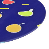 Planche À Découper Fruits tropicaux Motif couleur néon (Coin)