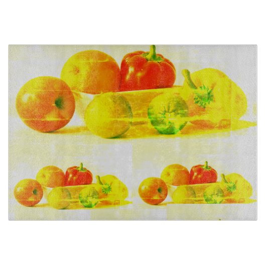 Planche À Découper "Fruits Vegetables" Belle Photo. Commandez dès mai (Devant)