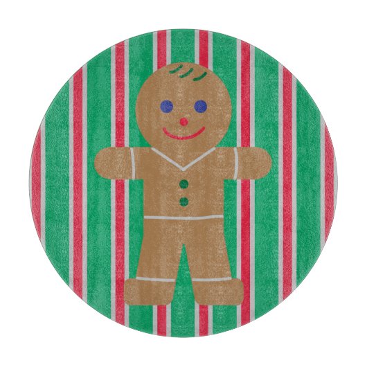 Planche À Découper Fun and Fancy Christmas Gingbread Homme (Devant)