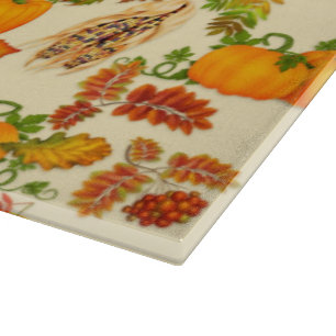 Planche À Découper Fun Fall motif plateau de coupe en verre