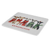 Planche À Découper Fun Whippepets en Écharpes d'hiver (Coin)