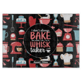 Planche À Découper Funny Baking Mème Whisk Taker Retro Motif boulange (Devant)