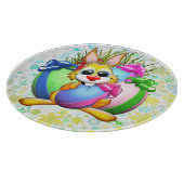 Planche À Découper Funny Bunny biting an Easter Egg (Coin)