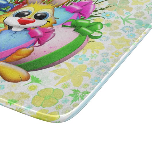 Planche À Découper Funny Bunny biting an Easter Egg (Coin)