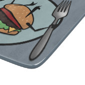 PLANCHE À DÉCOUPER FUNNY CHEESEBURGER CARRÉ CUTBOARD (Coin)