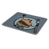 PLANCHE À DÉCOUPER FUNNY CHEESEBURGER CARRÉ CUTBOARD (Coin)