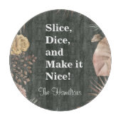 Planche À Découper Funny Floral Custom Cutting Board (Devant)