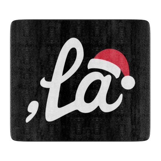 Planche À Découper Funny Kamala Harris 2024 Comma La Christmas (Devant)