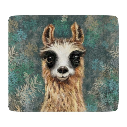 Planche À Découper Funny Llama Cutting Board (Devant)