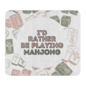 Planche À Découper Funny Mahjong (Devant)
