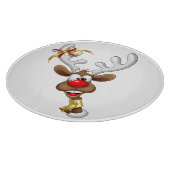 Planche À Découper Funny Reindeer Peeking Christmas Meme  (Coin)