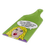 Planche À Découper FUNNY RETRO WOMAN planche à découpe personnalisée (Coin)