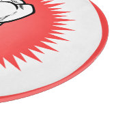 Planche À Découper Funny Rouge Blanc Beige Extrait Molar Starburst (Coin)