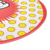 Planche À Découper Funny Rouge Blanc Jaune Extrait Molaire Starburst (Coin)