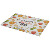 Planche À Découper Funny Shiitake Champagne Thanksgiving Motif alimen (Coin)