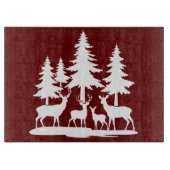 Planche À Découper Funny Skinny Pine Tree Randonnée d'été Camping (Devant)