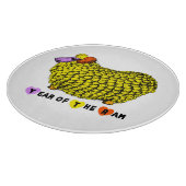 Planche À Découper Funny Yellow Ram chinois Année Zodiac Anniversaire (Coin)