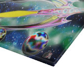 Planche À Découper Fusée de verre (Coin)