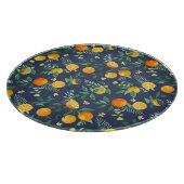 Planche À Découper Fusion d'agrumes : Oranges à l'air tropical (Coin)