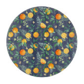 Planche À Découper Fusion d'agrumes : Oranges à l'air tropical (Devant)