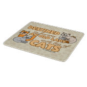 Planche À Découper Future Madame folle Funny Saying Design de chat (Coin)