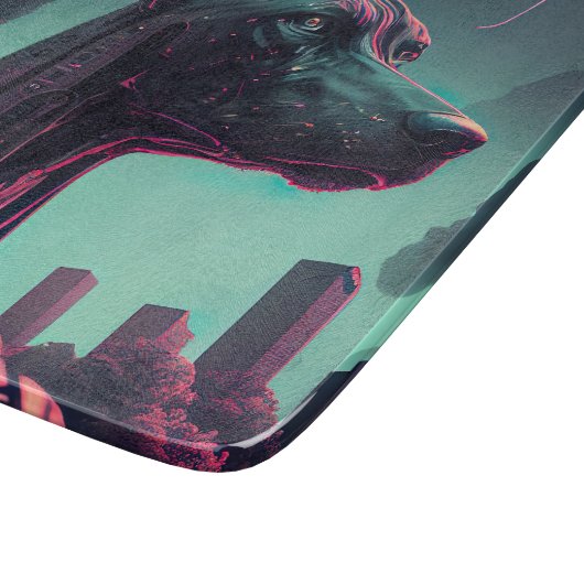 Planche À Découper Futuriste Grande Danse Le compagnon robotique (Coin)