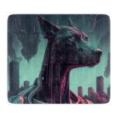 Planche À Découper Futuriste Grande Danse Le compagnon robotique (Devant)