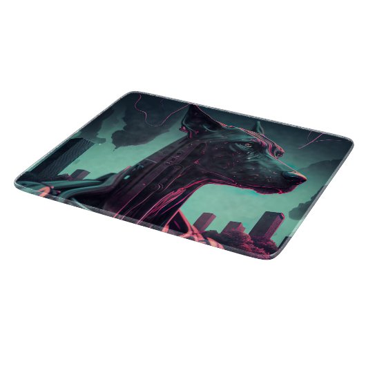 Planche À Découper Futuriste Grande Danse Le compagnon robotique (Coin)