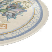 Planche À Découper G Bureau de création Fleur bleue (Coin)