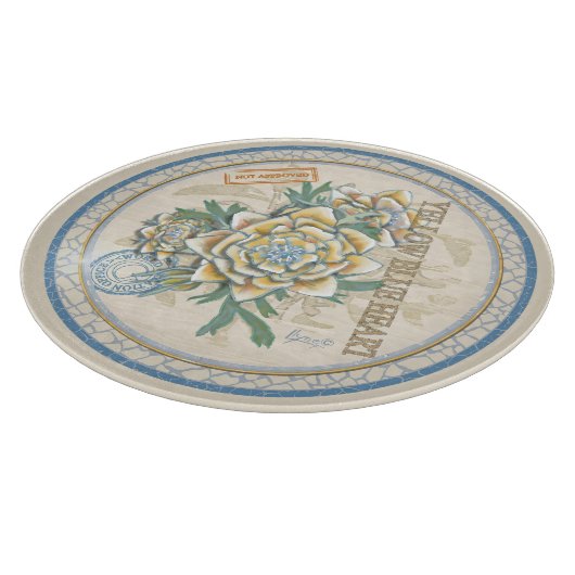 Planche À Découper G Bureau de la création Fleur jaune (Coin)