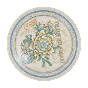 Planche À Découper G Bureau de la création Fleur jaune