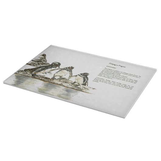 Planche À Découper Galapagos Peints à la main en voie de disparition (Coin)