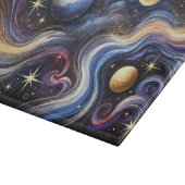Planche à découper Galaxie Céleste Étoiles Cuisine (Coin)