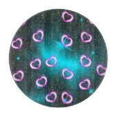 Planche À Découper Galaxie de coeur (Devant)