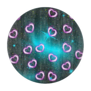 Planche À Découper Galaxie de coeur