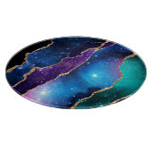 Planche À Découper Galaxy Agate Série Design 13  (Coin)