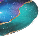 Planche À Découper Galaxy Agate Série Design 13  (Coin)