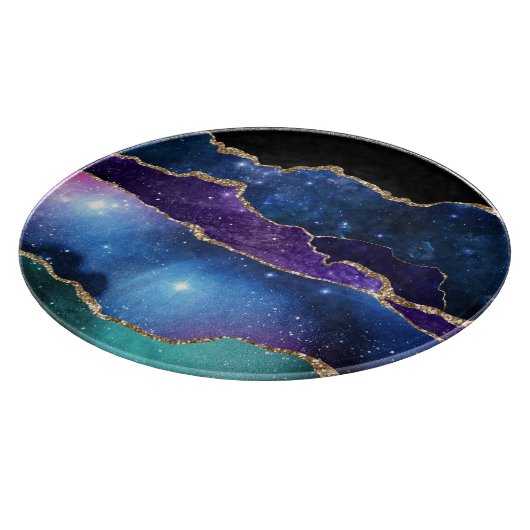 Planche À Découper Galaxy Agate Series Design (Coin)
