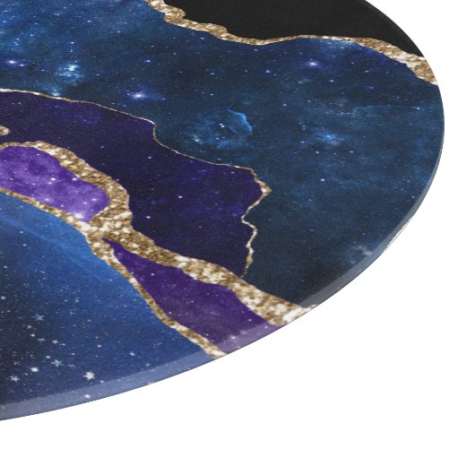 Planche À Découper Galaxy Agate Series Design (Coin)