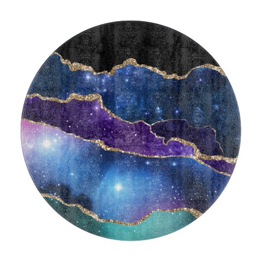 Planche À Découper Galaxy Agate Series Design (Devant)