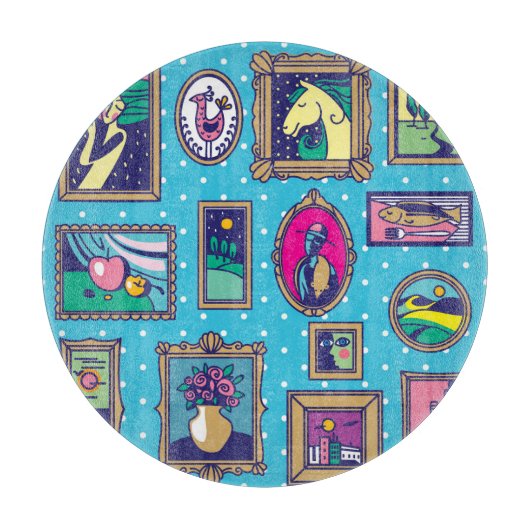 Planche À Découper Galerie murale : collection d'images diverses (Devant)