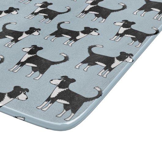 Planche À Découper Gallois Border Collie Chien (Coin)