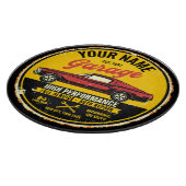 Planche À Découper Garage de voiture classique rouge rapide 1967 pers (Coin)