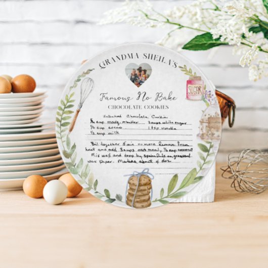 Planche À Découper Garde de recette manuscrite